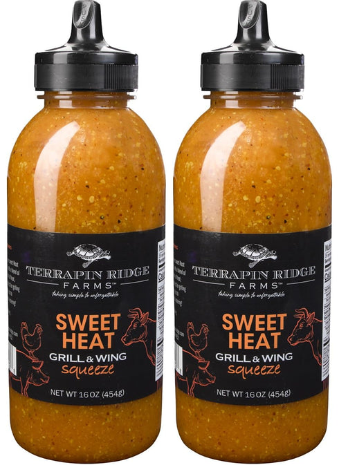 Terrapin Ridge Farms Sweet Heat Grill and Wing Squeeze Tangy Mustard Citrus