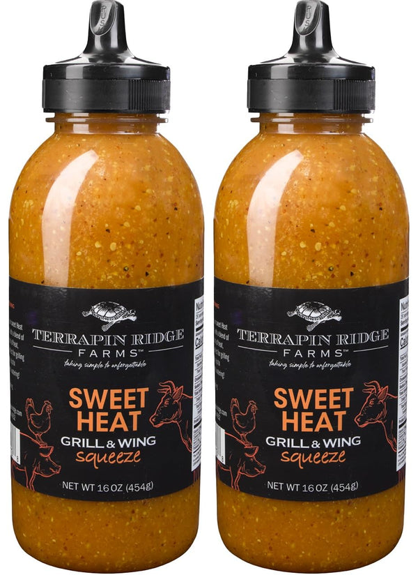 Terrapin Ridge Farms Sweet Heat Grill and Wing Squeeze Tangy Mustard Citrus