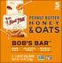 5pk 5 (Pack 1) Bob's Red Mill PB Honey & Oats Bar, bars of - Non GMO, Gluten Free, Kosher