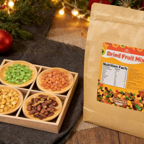 Pack pack Fresh Snack Mixed Dried Fruit - A snack containing two types of dried grapes, dried kiwi, dried mango