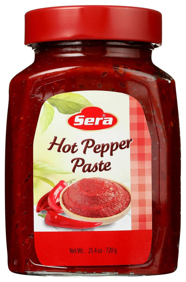 Generic Seraa Hot Pepper Paste Jar No Sugar, No Artificial Preservatives. Great as