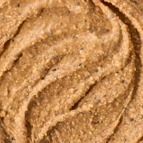 1 12oz Ground Up Almond & Cashew Nut Butter - Honey Cardamom With Chia Seed - Peanut-Free, Dairy-Free, Gluten-Free