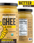 (16oz) GOLDEN MONKEY Organic Ghee Butter Grass Fed Clarified Butter for Cooking, Baking, Keto & Gut Health Ghee Butter