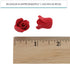 36 Count Global Sugar Art Rosebud Deep Red Unwired Sugar Cake Flowers,Tiny, by Chef Alan Tetreault