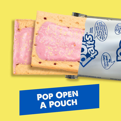 (96 Pop-Tarts Toaster Pastries, Breakfast Foods, Kids Snacks, Frosted Lemon Blueberry Crumble Pop-Tarts)