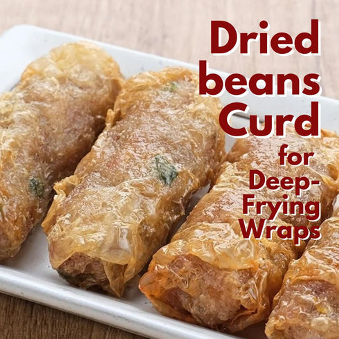 Generic 50g, Thai Dried Tofu Skin Sheets, Bean Curd Sheets for Shabu, Mala, Sukiyaki or Soybean wraps fried