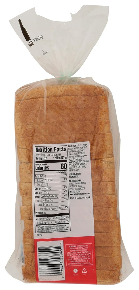 365 by Whole Foods Market 16 OZ Whole Wheat L'il Loaf
