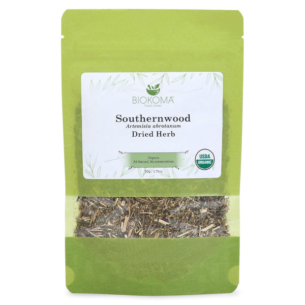Biokoma Organic Southernwood Dried Herb 50g 1.76oz Loose Artemisia abrotanum Digestive Calming