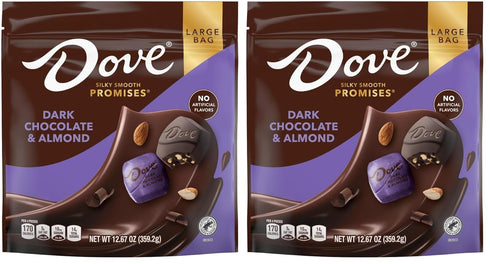 DOVE PROMISES DARK CHOCOLATE ALMOND (Pack of 2)