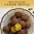 4.24 oz BEEMAX Dubai Style Chocolate Truffles, Made with Premium Milk, Pistachio Cream & Crunchy Kadaifi, Middle