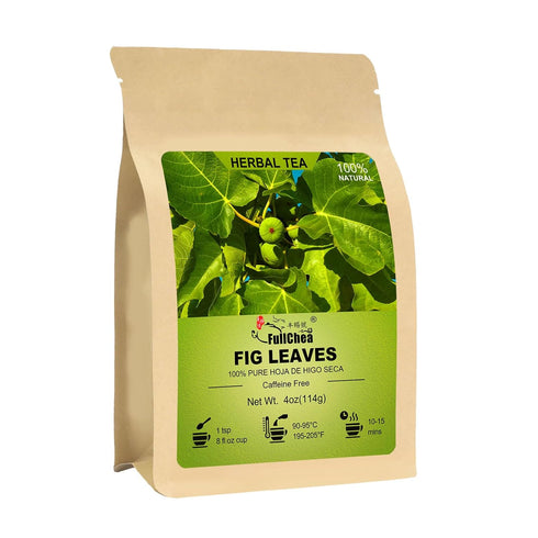 FullChea - Dried Fig Leaves, 4oz/114g - Natural Fig Leaf Tea -