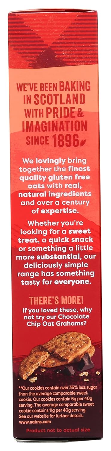 Nairn's Gluten-Free Original Oat Grahams, Healthy Snack, High Fiber, 5.64 oz, No Artificial Colors or Preservatives