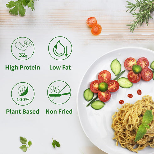 (32g) 18 Packs, VOLO VERO High Protein Ramen, Konjac Rice, Vegan, Plant-Based, Non-Fried, Low Carb, Low Fat, Egg-Free