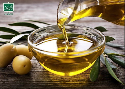 Al Wazir 16.9 OZ (500ml) Olive Oil FL Low Acidity Balanced Flavor for Cooking Dressing Dipping High Virgin Oil Ratio
