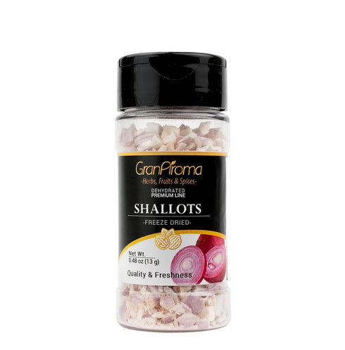 GranAroma Freeze Dried Shallots, Savory Flavor, Sauces & Soups, Versatile Ingredient (0.48