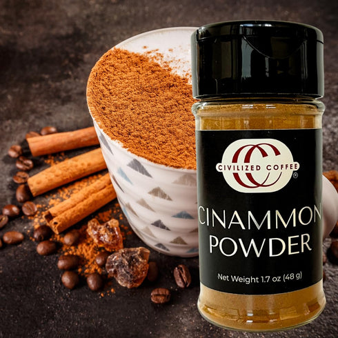 Set 7 Civilized Coffee Premium Coffee Toppings Gift Gourmet Spices & Flavors for Coffee Bar & Lattes