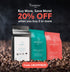 12 Lifeboost Coffee Half Caff Ground Coffee - Low Acid Single Origin USDA Organic Coffee - Non-GMO Ground Coffee Third