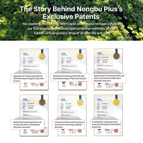 NONGBU PLUS 6.76 Oz (200ml), 100% Cold Pressed Raw Perilla Oil, Fl Pure Perilla Seed Oil, Korean-Style Toasted, Rich