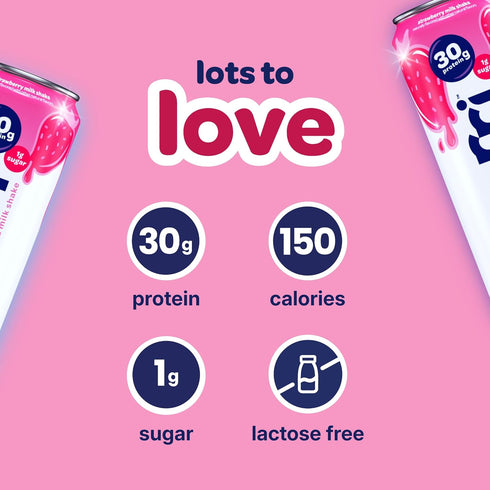 30g 150 10 11 oz, 10 Nurri - Protein Ultra Filtered Milk Shake Strawberry - Lactose Free, Low Sugar, Calories, Vitamins