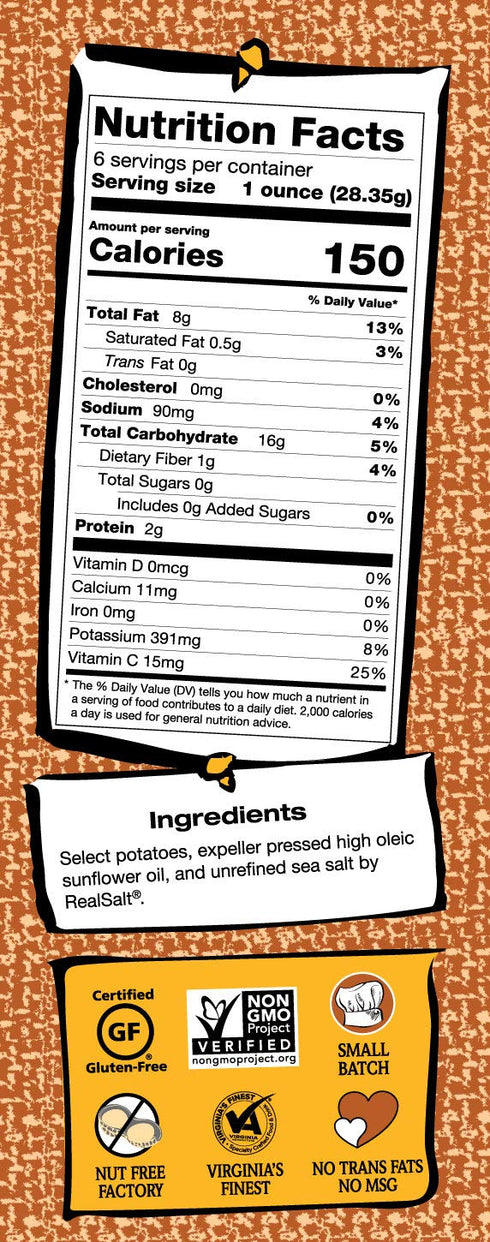 Route 11 Potato Chips (4 (6 oz : Lightly Salted bags each))
