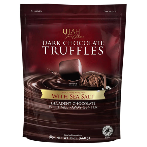 dutis Utah Truffles Dark Chocolate Truffle, Individually Wrapped, Naturally Gluten Free, Gourmet Smooth