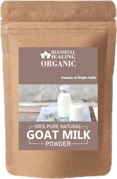 Blessfull Healing Organic Goat Milk Powder 100% Pure Natural 100 Gram / 3.52 oz