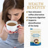50 6oz. DelighTeas Organic Coffee Alternative | Ayurvedic Herbal Chicory Dandelion Coffee | Coffee Substitute | USDA
