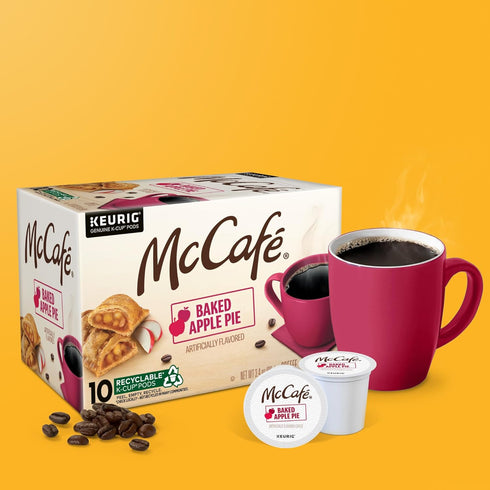 60 Count, (6 Packs 10) McCafe Baked Apple Pie Coffee, Keurig Single Serve K-Cup Pods