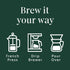 12 oz Starbucks Ground Coffee, Medium Roast Hot or Iced Coffee, House Blend, Six Bags