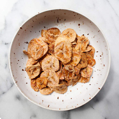(6 Pack) Amaezi Foods | Dried & Roasted Salted Olive Oil Plantain Chips | All Natural Mini Travel Crunchy Dried Fruit