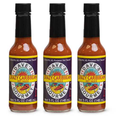 Dave's Gourmet Crazy Caribbean Hot Sauce - Habanero & Tabasco Pepper Blend