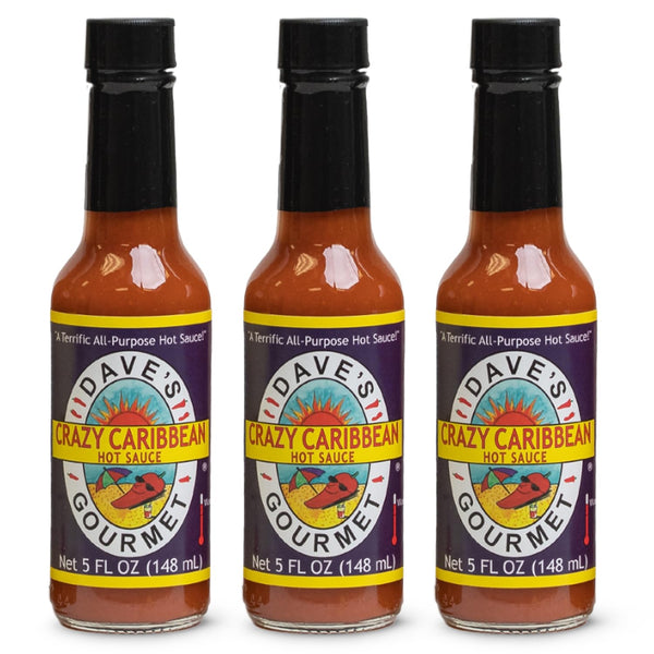 Dave's Gourmet Crazy Caribbean Hot Sauce - Habanero & Tabasco Pepper Blend
