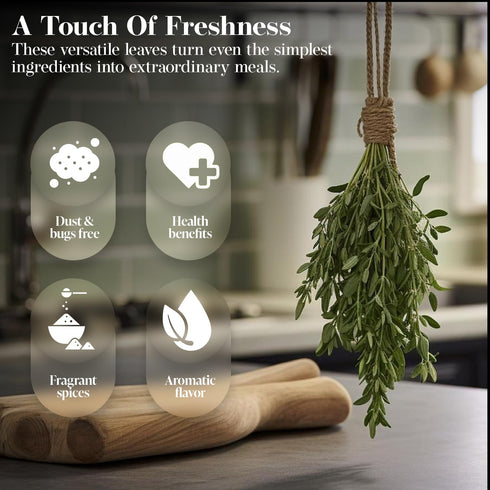 8oz, Shrida Foods Dried Whole Thyme Leaves, Authentic Thyme for Cooking, Seasoning, Soups, Marinades, Freshly Dried