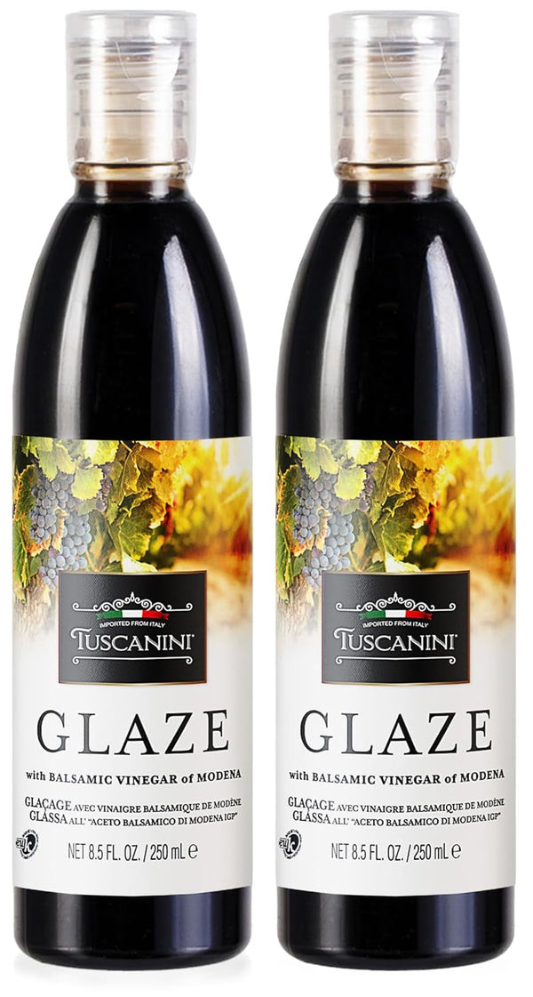 Tuscanini, Balsamic Glaze Made with Kosher Balsamic Vinegar of Modena Italy, (2
