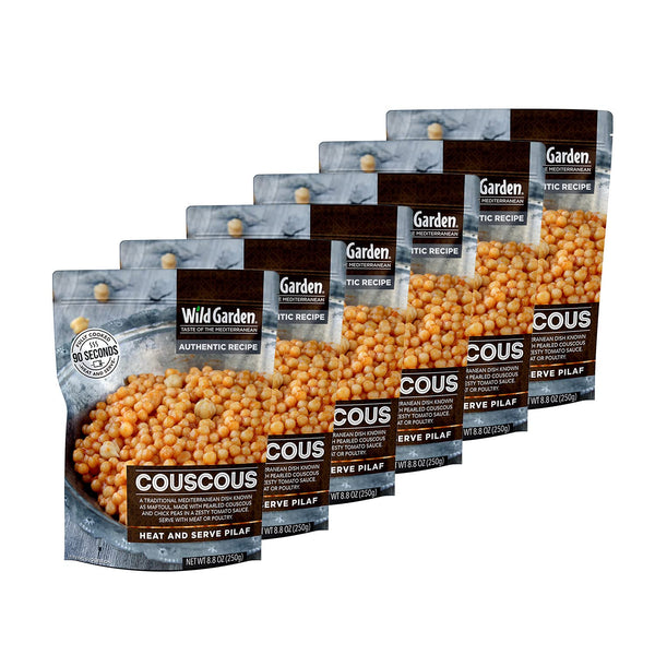 Wild Garden Heat and Serve Pilaf, Couscous, Fully Cooked, Ready to Eat,