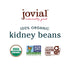 100% 13 Oz Jovial Organic Kidney Beans - Kidney Beans, Organic Kidney Beans, No Saturated Fat, Gluten Free, Recyclable