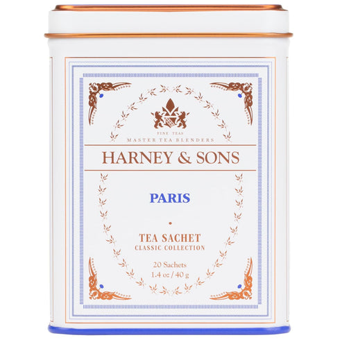 Harney & Sons Paris Flavored Black Tea 20 Sachets | Fruity Vanilla
