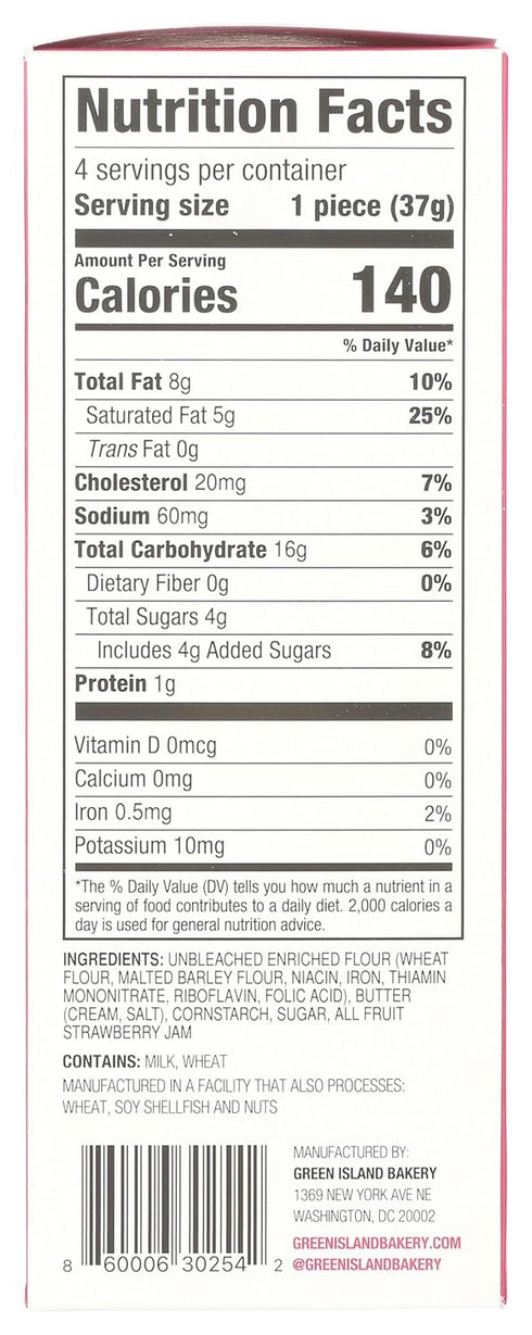 Green Island Bakery 5 , Cookies Shortbread Irish Strawberry, Ounce
