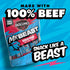 5g 100% 12 Count Jack Links x MrBeast Beef Sticks, Original Mini Beef Sticks, As Seen on Beast Games, Protein, Made