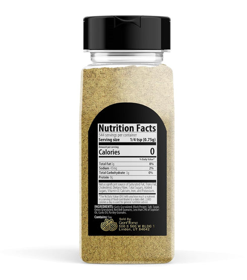 14.4 oz, GranAroma Garlic Pepper, Seasoning Blend, Soups & Sauces, Aromatic