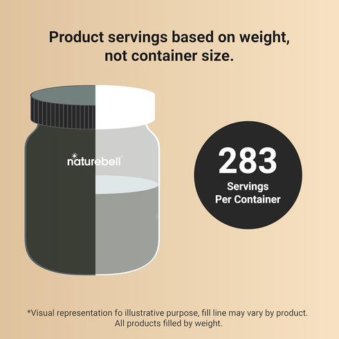 10oz 10-in-1 NatureBell Organic Mushroom Powder, | Adaptogenic Blend with Lions Mane, Reishi, Shiitake, Chaga & More |