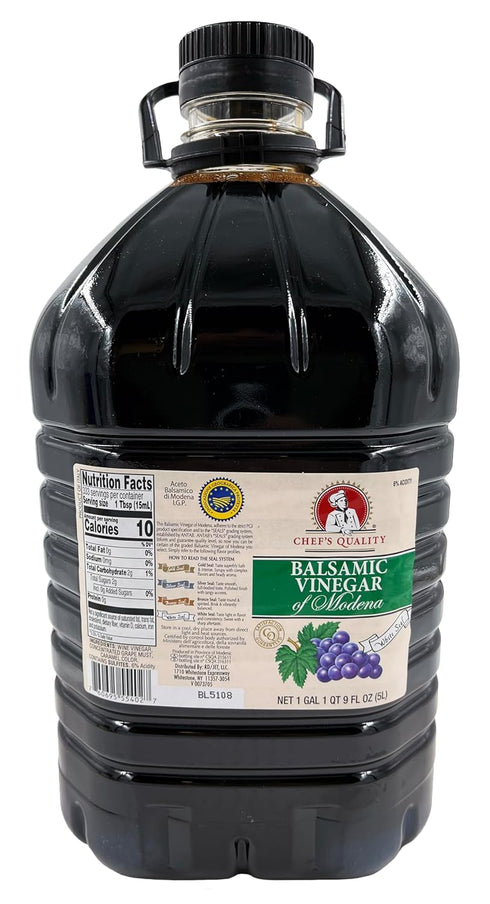 Chef's Quality Chefs Quality Balsamic Vinegar of Modena | 6% Acidity | 1.32 Gallons