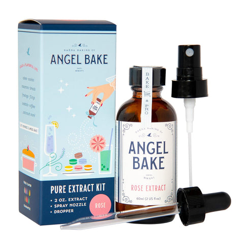 Pure Bulgarian Rose Extract for Baking and Mixology, Culinary Aromatics with Spritzer and Dropper (2 Oz)