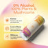 12 oz (4 Packs) Adaptogen Drink Silly Non-Alcoholic Drink & Sparkling Mocktail with Kanna & Lions Mane for Mood, Focus