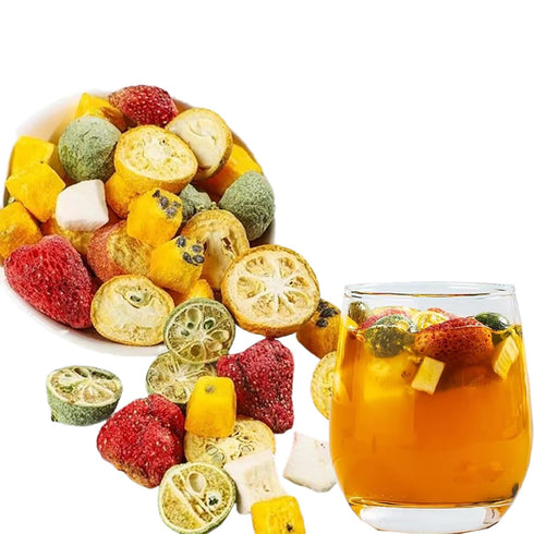 UpBots Fruit tea A variety of freeze-dried fruit mixed tea, fruit tea 3.52oz.