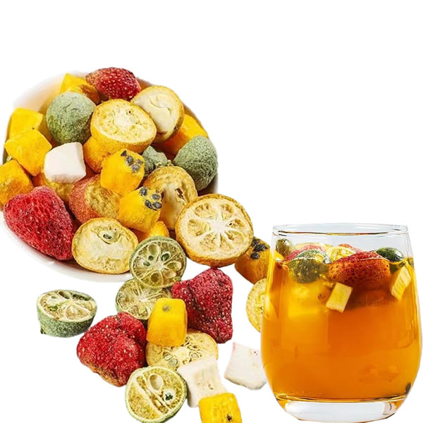 UpBots Fruit tea A variety of freeze-dried fruit mixed tea, fruit tea 3.52oz.