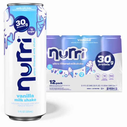 Generic Nurri Vanilla Ultra Filtered Milk Shake, 30g Protein, 1g Sugar, 150 Calories,