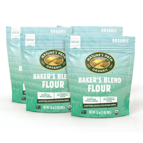 32 oz (Pack 4), Nature's Path Organic Baker's Blend Flour, of Non-GMO