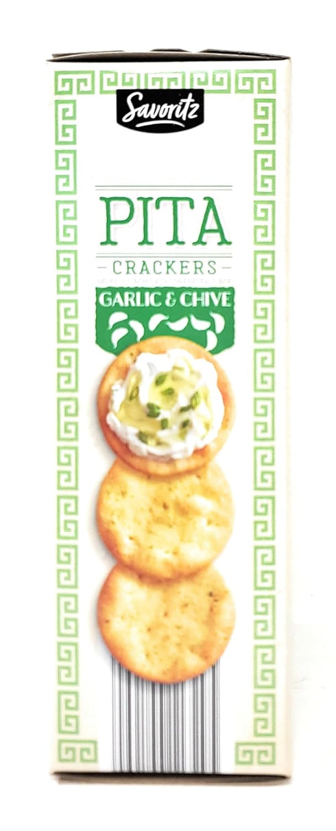 Generic 5oz/142g (Pack 1) Garlic & Chive Pita Crackers