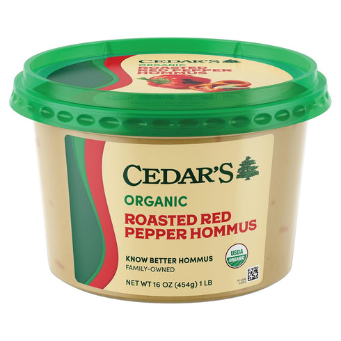 Cedar's Hummus Organic Roasted Red Pepper